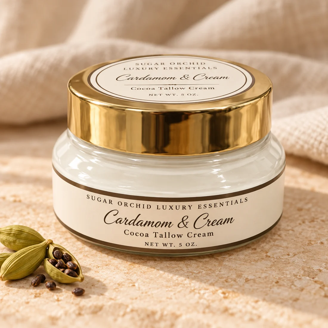 Cardamom & Cream Cocoa Tallow Cream