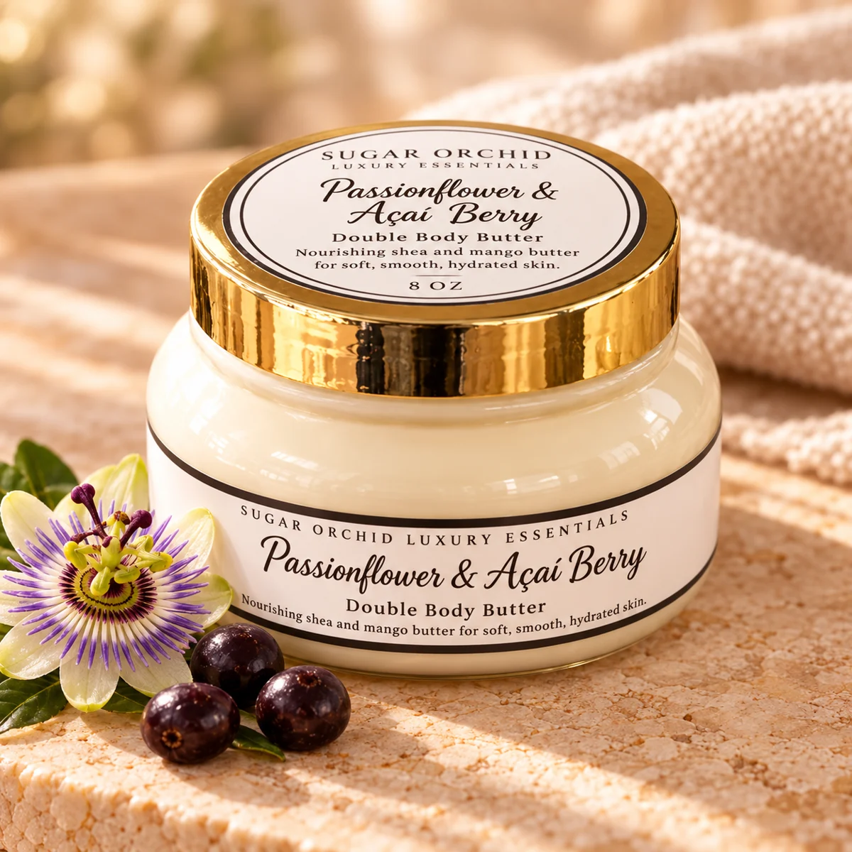 Passionflower & Açaí Berry Whipped Body Butter