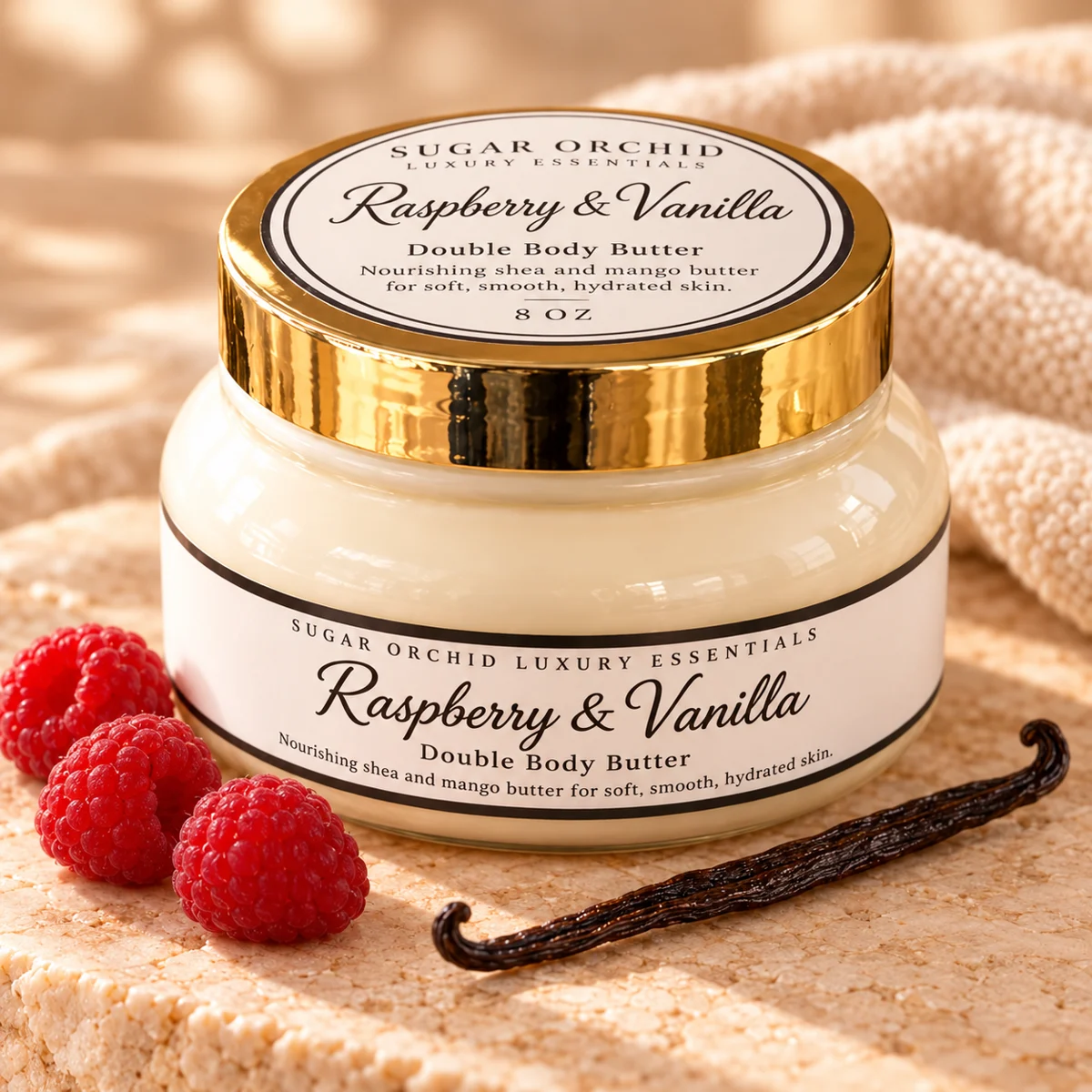 Raspberry & Vanilla Whipped Body Butter